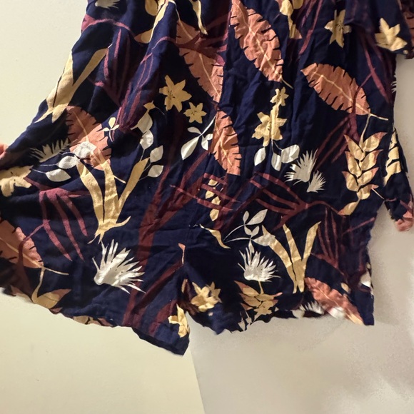 Ava Sky Navy Floral Skirt - Picture 3 of 3